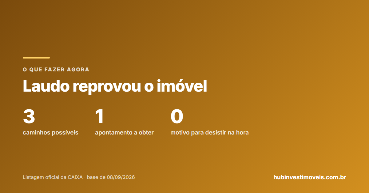 O que fazer quando o engenheiro da Caixa reprova o imóvel
