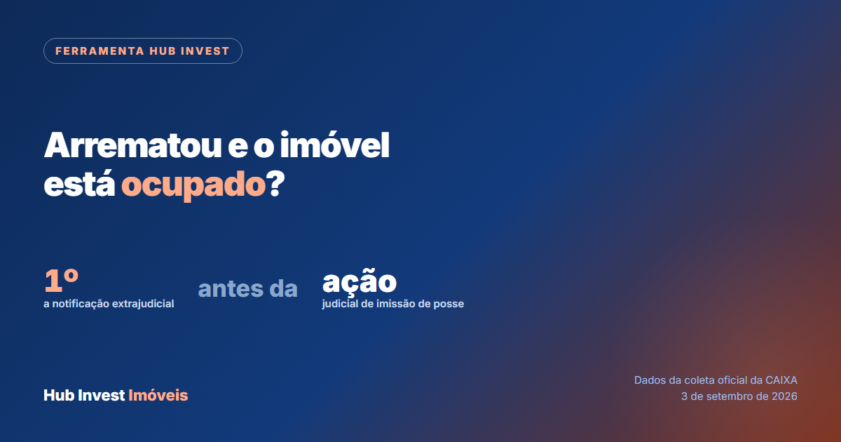 Notificação extrajudicial como primeiro passo antes da ação judicial de imissão de posse