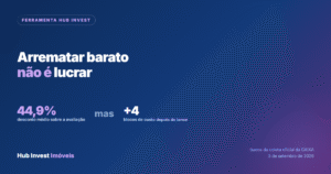 Viabilidade do imóvel de leilão: por que o desconto sozinho engana