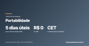 Portabilidade de financiamento imobiliário: quando compensa trocar de banco (com a conta)