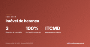 Comprar imóvel de herança: inventário, partilha e o que exigir antes do sinal