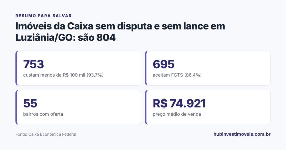 Cartão-resumo com os principais números do levantamento