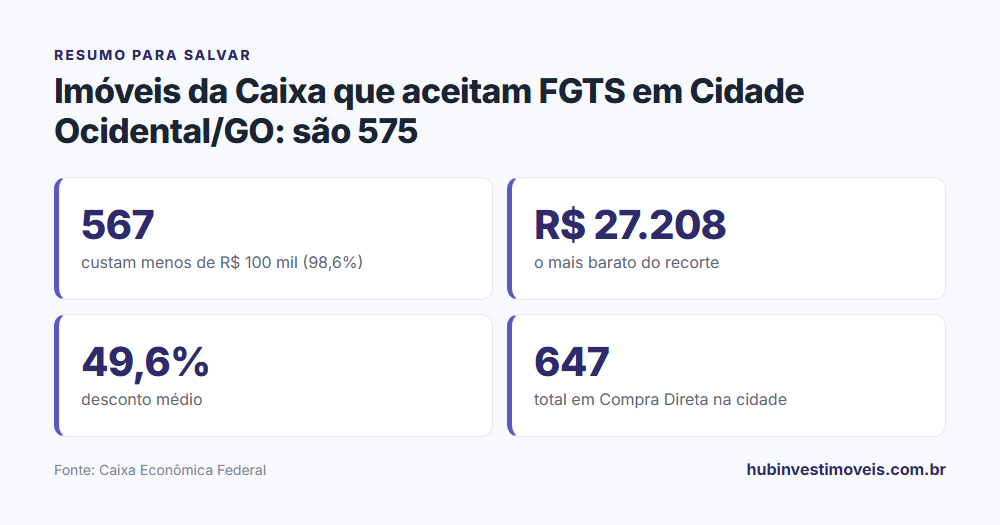 Cartão-resumo com os principais números do levantamento