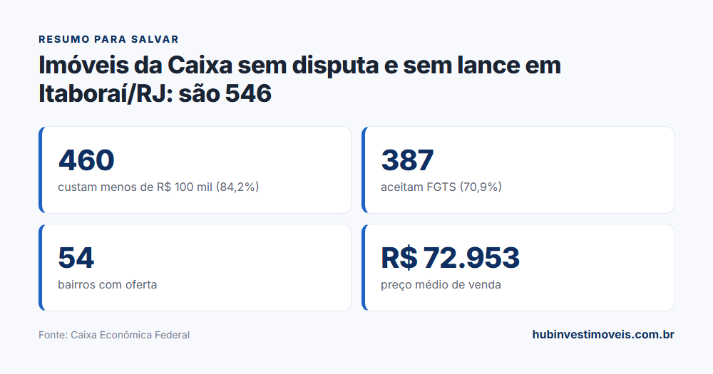 Cartão-resumo com os principais números do levantamento