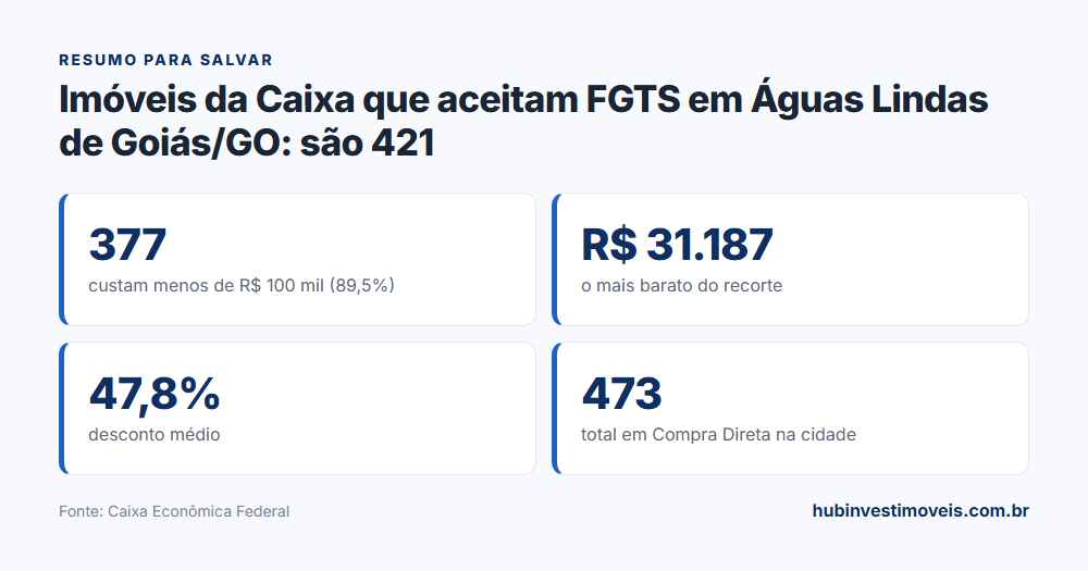 Cartão-resumo com os principais números do levantamento