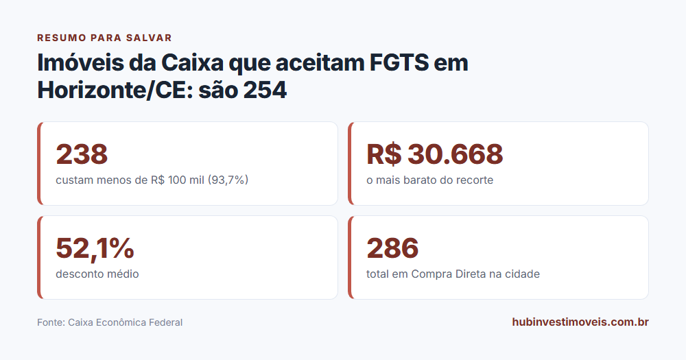 Cartão-resumo com os principais números do levantamento