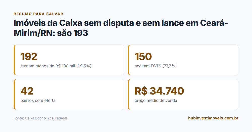 Cartão-resumo com os principais números do levantamento