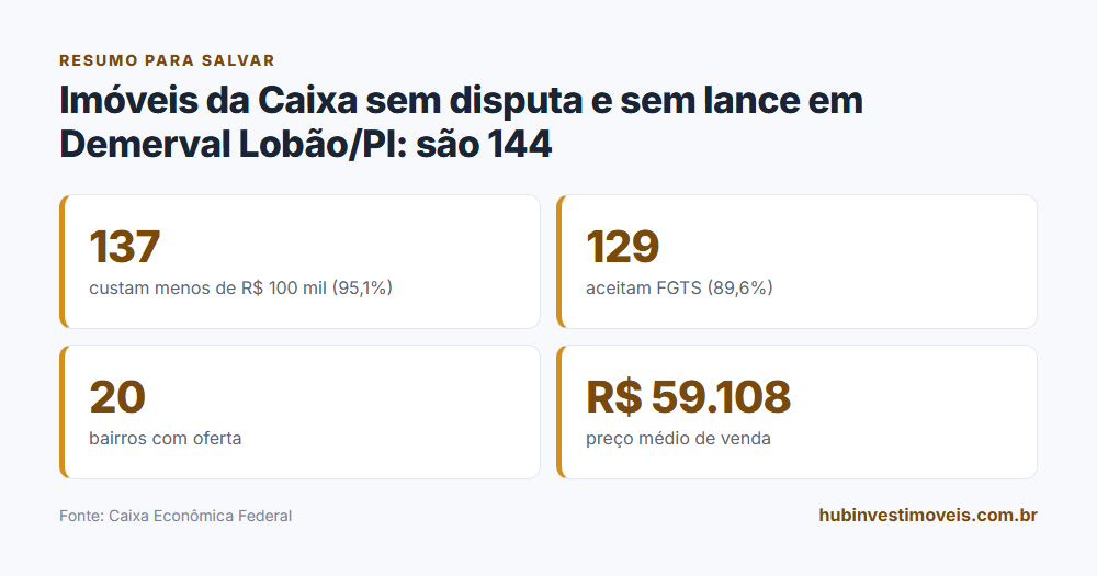 Cartão-resumo com os principais números do levantamento