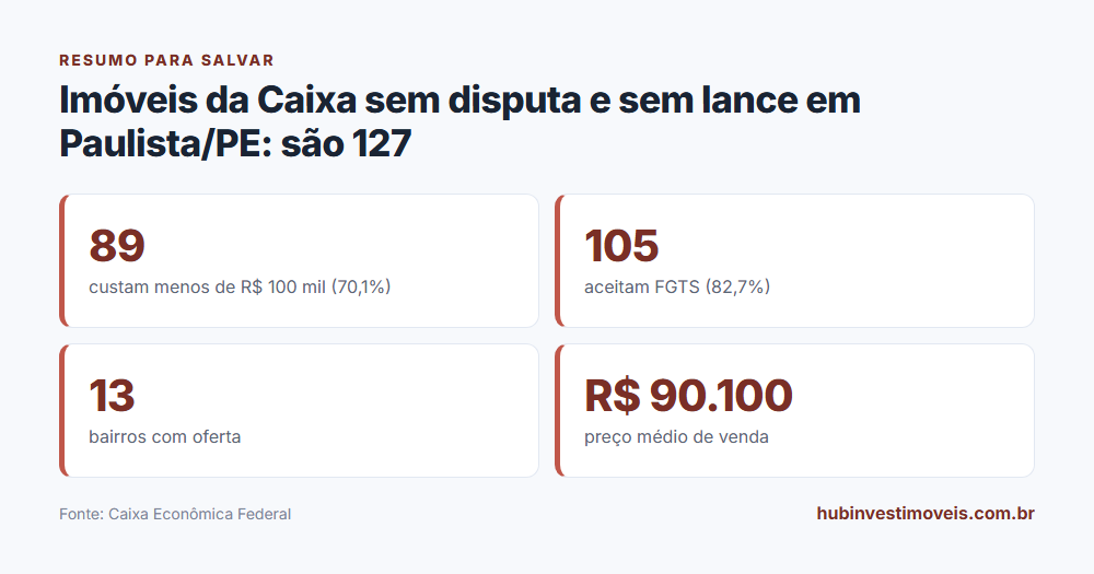 Cartão-resumo com os principais números do levantamento