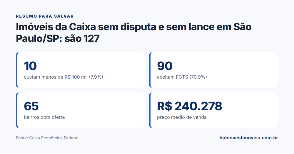 Cartão-resumo com os principais números do levantamento