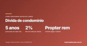 Como descobrir a dívida de condomínio antes de dar o lance